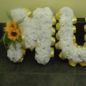 Mum artificial lettering